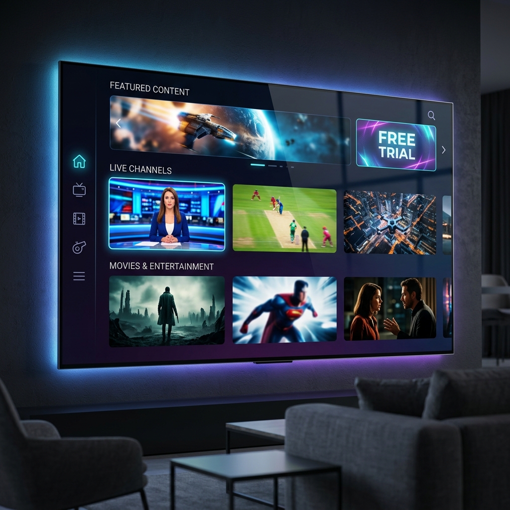 IPTV Demo for Sports Fans and Live Streaming