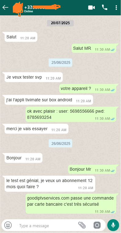 avis client 4 good iptv