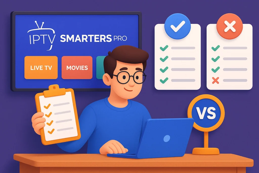 Quel abonnement IPTV Smarters Pro choisir en 2026