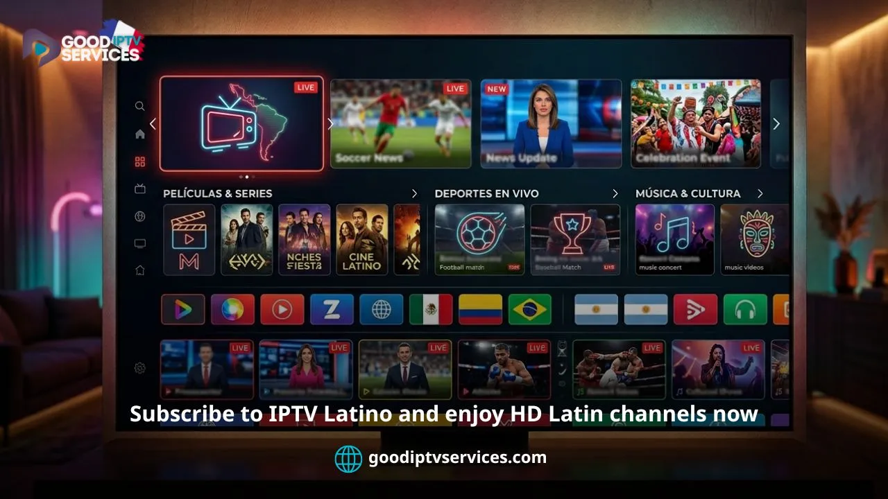 IPTV Latino – Watch Latino Channels in HD & 4K