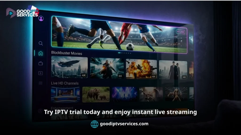 IPTV Trial – Try HD & 4K IPTV Streaming Today