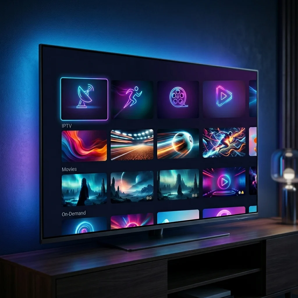 IPTV Subscription Service with Premium Entertainment Channels