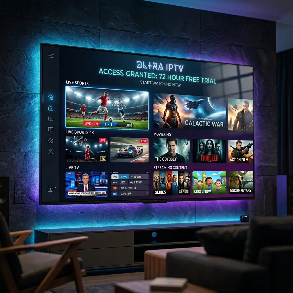 Enjoy HD IPTV Trial and 4K Sports Streaming