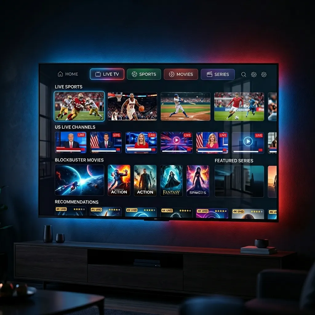 4K IPTV USA Streaming Quality Comparison