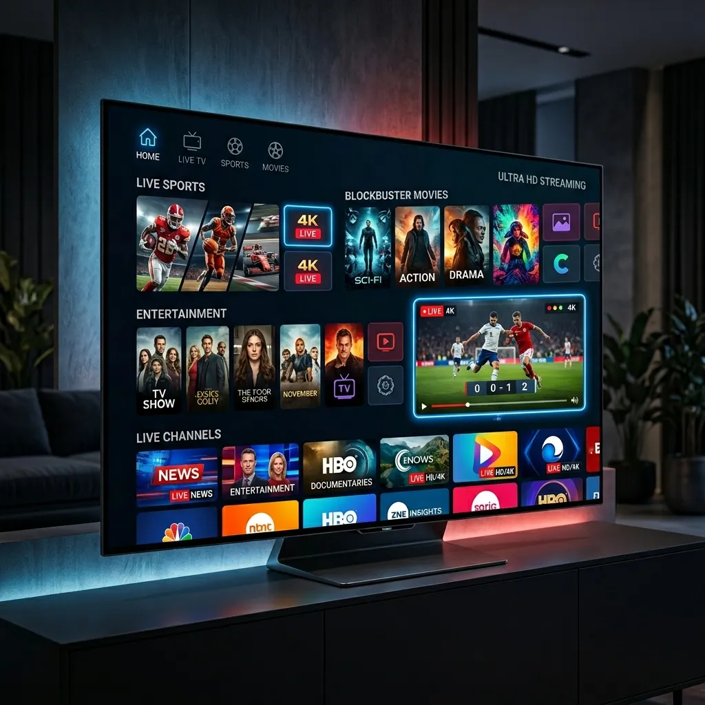 USA IPTV with Thousands of Entertainment Channels